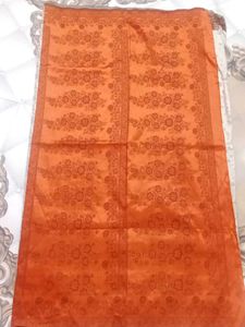 Elegant Floral Print Saree