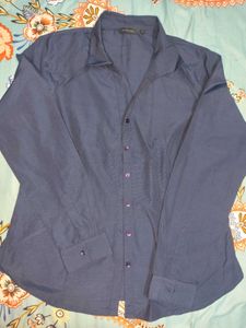 Discount On Westside Wardrobe Stylish Blue Shirt