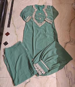 Afghani Salwar With Shirt N Dupatta