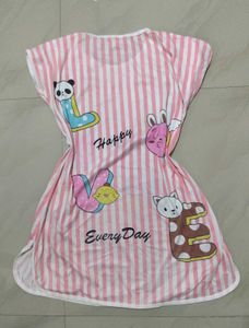 Cute Striped Nightdress