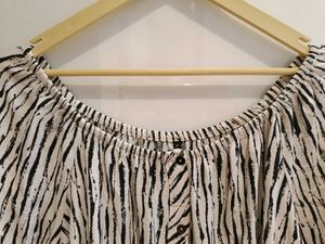 Striped Off-Shoulder Top