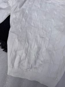 White Cable Knit Sweater