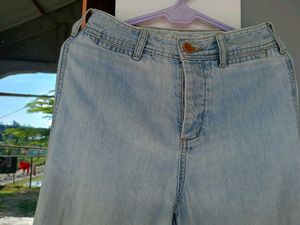 Wide Leg Denim Jeans