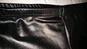 Black Glossy Skinny Fit Leather Pant🖤✨