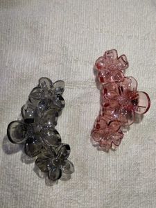 Flower Hair Claw Clips