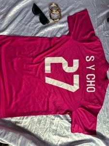 Pink real madrid unisex jersey