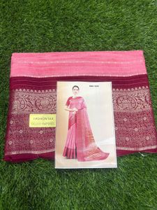 Elegant Pink Saree for women’s and girls