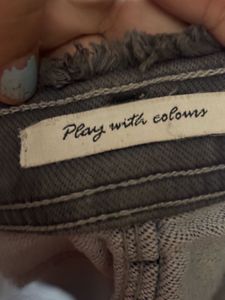 Gray Distressed Jeans