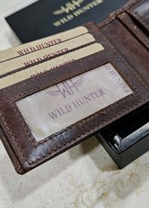 WILD HUNTER LEATHER WALLET ( COFFEE CRUNCH )