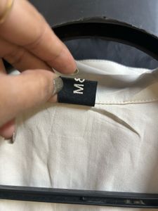 Ruffled Button-Down Shirt