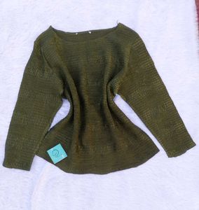 🫧Green Long Sleeve Top🫧