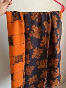 Daily Wear Orange Saree