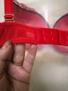 Red Lace Bra