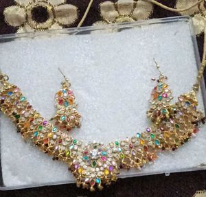 Colorful Indian Jewelry Set