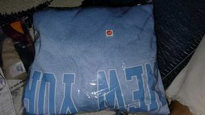 Sky-blue Shining Sweat Shirt Casual Wear