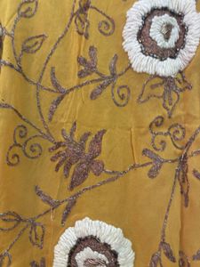 Yellow Embroidered Kurta