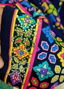 Colorful Bejeweled Fabric