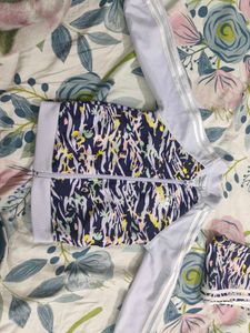 Adidas Originals Kids Purple &amp; White Tiger Print