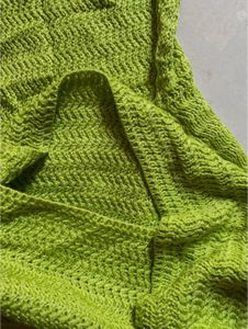 Lime Green Crochet Dress 🌴🥥