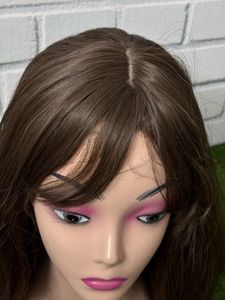 Brown Wig with Bangs