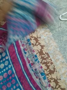 Floral Chiffon Saree