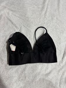 Embellished Black Bralette
