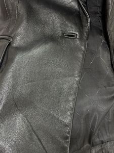 Black Leather Blazer