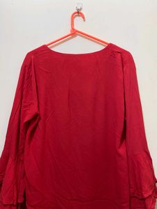 Red Zara Woman Top 34-38