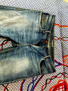 Flying Machine Distressed Jeans In Good Condition