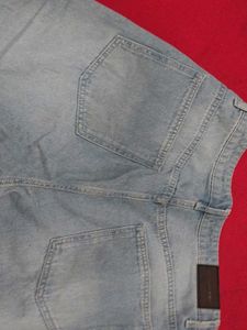 Wide Leg Baggy Blue Jeans