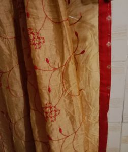 Red &amp; Gold Embellished Kurti
