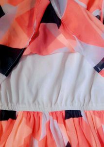 Girl&#39;s Geometric Print Dress