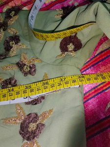 Elegant Green Anarkali