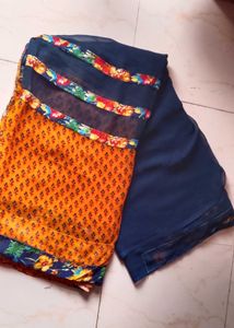 beautiful saree with blouse