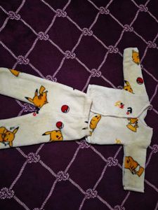 woolen Pikachu Pajama Set - Adorable &amp; Cozy!
