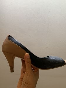 Bata, Heels , Black &amp; Brown. Size-UK 6, US-39