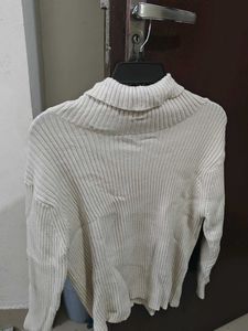 Ribbed Turtleneck Sweater
