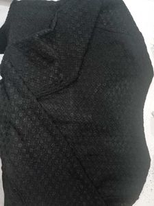 Black Sheer Long Sleeve Top