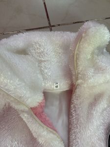 Cute Fuzzy Zip-Up Jacket