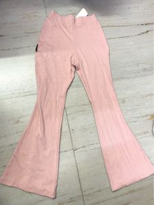 Pink Flared Gym Pants
