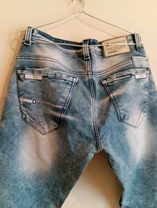 Raws Gold Acid Wash Jeans