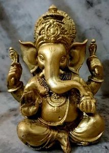 Golden Ganesha Idol