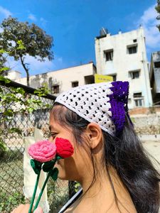 Crochet Granny Square Bandana