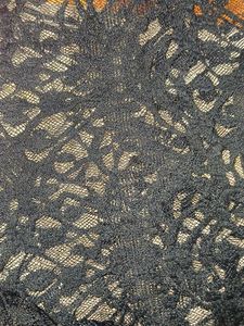 Street 9 Black Lace Top