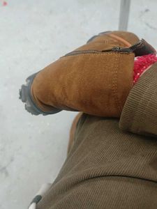 Brown Lace-Up Ankle Boots