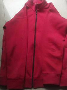 Red Zip-Up Jacket