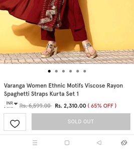 Varanga Red Suit Set