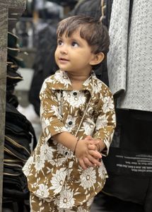 Adorable Floral Print Pajama Set