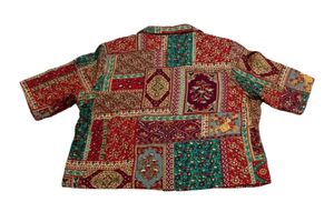 Patchwork Print Top (size S)