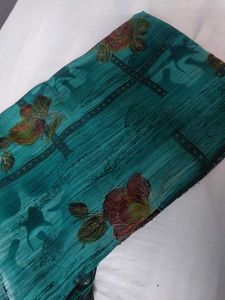 Black And Blue Saree